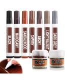 Premium Furniture Repair Kit - 7 Color Wood Markers & Putty for Stains & Scratches | International Shipping Available - Buy Online on GoSupps.com
