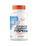 Doctor's Best Glucosamine Chondroitin Msm with OptiMSM Capsules, Supports Healthy Joint Structure, Function & Comfort, Non-GMO, Gluten Free, Soy Free, 240 Count (Pack of 1) - Buy Online on GoSupps.com
