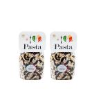 Black and White Butterfly pasta (2x250g) durum wheat semolina Handmade traditional bronze drawing no preservatives or additives - Buy Online on GoSupps.com