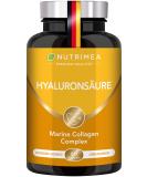 Premium Hyaluronic Acid Capsules 400mg - Marine Collagen & Vitamins C & A for Skin Joints & Anti-Aging - Buy Online on GoSupps.com