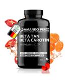 Amando Perez Beta Carotin Depot Browning Capsules - 180 Vegan Softgels with 50 000 I.E - High Dose Vitamin A & Tan Enhancer - Buy Online on GoSupps.com