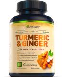 Nature's Base Turmeric and Ginger with Apple Cider Vinegar - 60 Capsules - Buy Online on GoSupps.com