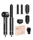 Airstyler 5 in 1: Powerful 110 000 RPM Hair Dryer Ionic Hair Styler Curling Rod & Smoothing Brush | Lightweight & Quiet | International Shipping Available - Buy Online on GoSupps.com