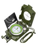 Proster IP65 Hiking Compass with Sighting Clinometer Professional Military Compass Metal Camping Compass Waterproof with Carry Bag for Camping Hunting Hiking Geology Activities ArmyGreen Compass - Buy Online on GoSupps.com