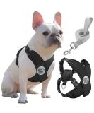 Pawaboo Dog Harness & Leash Set | Adjustable Anti-Train Vest for Small & Medium Dogs | Breathable Dog Vest - Large Black - Buy Online on GoSupps.com