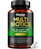 High Strength Vegan Probiotic Complex - 50 Billion CFU with 16 Strains for Women and Men | IBS Relief and Gut Health Supplements - Made in UK - Buy Online on GoSupps.com