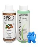 Keratina Brasilera Profesional para Alisar y Suavizar el Cabello - Tratamiento Capilar Completo de 120ml con Champ Clarificante y Guantes - Buy Online on GoSupps.com