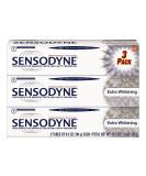 Sensodyne 24/7 Sensitivity Protection Extra Whitening Toothpaste 6.5oz (Pack of 3) - Buy Online on GoSupps.com