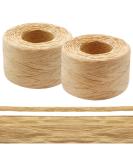 Anvin 2 Rolls Natural Raffia Paper Ribbon Matte Twine Raffia Ribbon Paper Decorative String for Festival Gift Wrapping  Crafts and DIY 1/4 Wide by 330 Feet Each Roll (Natural Color) - Buy Online on GoSupps.com
