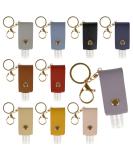 10PCS Hand Sanitizer Holders - 30ML Leather Keychain Cases for Travel Toiletries Shampoo & Lotion Bottles - Buy Online on GoSupps.com