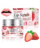 Strawberry Lip Peeling & Scrub - Hydrating Treatment for Cracked Lips Lip Mask for Repairing Cuticles & Fading Lines | International Shipping - Buy Online on GoSupps.com