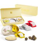 TEA Uniqo Teablumen Gift Set - 18 Tea Varieties | Premium Green Black & White Tea Gifts for Women - Buy Online on GoSupps.com