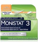 Monistat 3-Day Yeast Infection Treatment - Fast Relief with Pre-Filled Cream Applicators - Buy Online on GoSupps.com