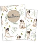Wilhelm Fell Case for EU Pet ID Card - Personalized Cotton Cover for Dogs | Ideal Gift for Pet Owners - Buy Online on GoSupps.com