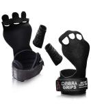 Cross Training Grips - Black Nubuck Leather, Small 3.75-4.25 - Prevent Blisters & Callouses During Pullups and Weight Lifting - Buy Online on GoSupps.com