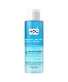RoC - Double Action Eye Make-Up Remover - Unique Water & Oil Combination - Waterproof Makeup Removal - Effective Eye Cleansing for Sensitive Skin - Minimises Allergy Risks - 125 ml - Buy Online on GoSupps.com