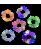 6 Pcs LED Hair Scrunchies - Light Up Hair Ties for Women & Girls | 3 Light Modes - Perfect for Halloween & Christmas Party - Buy Online on GoSupps.com