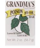 Grandma's Poison Ivy Soap Bar - 2.0 oz Itch Relief Wash with Jewelweed & Colloidal Oatmeal - 67012 - Buy Online on GoSupps.com
