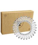 Resthetic High-Quality Transparent Spiral Hair Ties - Eco-Friendly Gentle for Hair Perfect for Girls & Women (12 Pack) - Buy Online on GoSupps.com