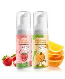 Kids Foam Toothpaste | Whitening Low Fluoride Formula | Reduce Plaque | Ages 3+ | Strawberry & Orange - Buy Online on GoSupps.com