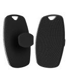 Silicone Body Scrubber for Shower - Premium Exfoliator Brush for Skin Cleaning & Nourishing - Lather Boosting Bristles, No-Slip Handle - 1 Pack - Buy Online on GoSupps.com