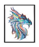 Uniquilling Quilling Paper Quilling Kit for Adults Beginner  16*20-inch Blue Dragon  Exquisite DIY Paper Filigree Painting Kits Quilling Tools  Home Room Wall Art Decor Best Gifts(Basic) - Buy Online on GoSupps.com