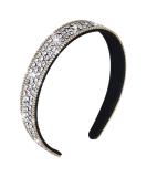 Sibba Rhinestone Wide Hair Band - Bridal Wedding Fashion Headpiece - Buy Online on GoSupps.com