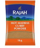 Rajah Hot Madras Curry Powder - 1kg Pack | Spicy Indian Masala Spice Blend - Buy Online on GoSupps.com