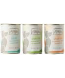 Mjamjam - Premium wet food for dogs - Mix package I - chicken & duck beef turkey 6 Pack (6 x 400 g) natural lamps with extra meat - Buy Online on GoSupps.com
