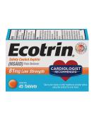 Ecotrin Safety Coated Aspirin 81 mg - 45 Tablets - Pain Reliever for Heart Health - Buy Online on GoSupps.com