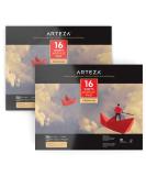 Arteza Acrylic Pad - Pack of 2, 11x14 Inches, 16 Sheets Each - Heavy 246-lb Art Paper for Acrylic & Oil Painting - Buy Online on GoSupps.com