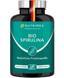 Buy 100% Pure Spirulina Bio Pressage | 540 Tablets | Organic Superfood Rich in Protein & Vitamins | Vegan & Additive-Free | 4-Month Supply | Laboratory Tested - Buy Online on GoSupps.com