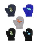 QKURT Toddler Magic Mittens for 2-5 Year Old Boys and Girls - Pack of 5 | Stretchy Knitted Winter Mittens for School and Playtime - Buy Online on GoSupps.com