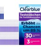 Clearblue Fertility Monitor Refill Pack 33 Tests (30 Ovulation & 3 Pregnancy Tests) | Accurate Cycle Tracking for Women Ship Internationally - Buy Online on GoSupps.com