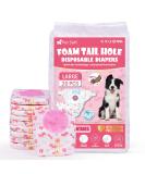 PET Soft Dog Diapers for Bitches | 20 Disposable Diapers for Dogs & Cats | High-Suction Cat Diapers - Buy Online on GoSupps.com