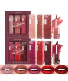 6 Colors Matte Liquid Lipstick Set - Waterproof Long Lasting Highly Pigmented Velvet Smooth Nude Lip Gloss | Perfect Gift Kit for Women - Buy Online on GoSupps.com