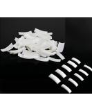 PROFICO 500 Pieces French Half Cover Acrylic Nail Tips - 10 Sizes White | Artificial Nails for Perfect Manicure - Buy Online on GoSupps.com