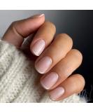 Justotry 24 Pcs Gold Glitter Square Short False Nails - White French Press On Nails with Nail Glue - Medium Squoval Nails for Women - Nail Art White & Gold - Buy Online on GoSupps.com