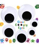 Set of 6 Black Wiggle Googly Eyes for Crafts - 2, 3, 4 - Self Adhesive - Christmas Decorations - Buy Online on GoSupps.com
