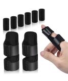 Sopito Finger Splints - 2pcs Finger Support Brace with 6pcs Nylon Sleeves for Broken Fingers, Arthritis, and Knuckle Immobilization - Buy Online on GoSupps.com