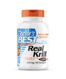 Doctor's Best Real Krill Oil 350 mg - 60 Softgel Capsules for Omega-3 Support - Buy Online on GoSupps.com