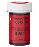 Sugarflair Ruby Spectral Food Colouring Paste Highly Concentrated for Use with Sugar Pastes Buttercream Royal Icing or Cake Mix Vibrant Colour Dye - 25g - Buy Online on GoSupps.com