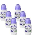 Crystal Mineral Deodorant Roll-On Lavender & White Tea 2.25 oz - Pack of 6 - Buy Online on GoSupps.com