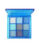 MEICOLY Blue Eyeshadow Palette - 9 Color Matte Glitter Metallic Silver Waterproof Shimmer Pigmented Eye Shadow - Buy Online on GoSupps.com