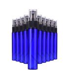 Amorar Brown Mini Glass Spray Bottles - 10ml Travel Perfume Atomizers with Black Caps - Empty Cosmetic Bottles for International Shipping - Buy Online on GoSupps.com