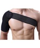 Yosoo Elastic Shoulder Brace Support Strap - Adjustable Wrap Belt for Pain Relief & Injury Recovery | Fast International Shipping - Buy Online on GoSupps.com