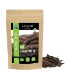 Organic long pepper (250g 8.8oz) stick pepper from certified organic farming laboratory-tested long pepper 100% pure and natural 250 GR (8.8oz) - Buy Online on GoSupps.com