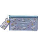 FRIEND Sanrio Cinnamoroll Flat Vinyl Glitter Pouch 2010 cm Zipper Pen Accessories Case Bag (Happy) - Buy Online on GoSupps.com