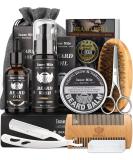 Isner Mile Beard Kit for Men, Grooming & Trimming Tool Complete Set with Shampoo Wash, Beard Care Growth Oil, Balm, Brush, Comb, Scissors & Storage Bag, Perfect Gifts for Him Man Dad Father Boyfriend - Buy Online on GoSupps.com