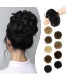 RUWISS Messy Bun Hair Piece 100% Human Hair Messy Rose Bun Hair Buns Hair Piece for Women Real Hair Scrunchies Updo Hair Pieces Bun Extension Ponytail Messy Hair Bun (Natural Black) 1 Count (Pack of 1) Natural Black - Buy Online on GoSupps.com